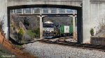 NS 1208 leading a container train